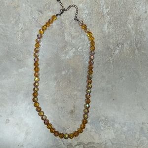 Beaded necklace.
